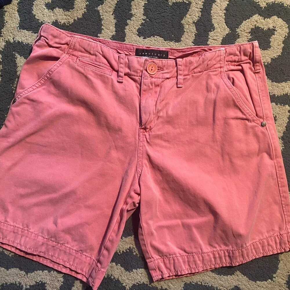 Sanctuary From Anthropologie Rose Pink Shorts Size 29